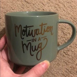 LAST CALL: Target Coffee Mug Green Motivational